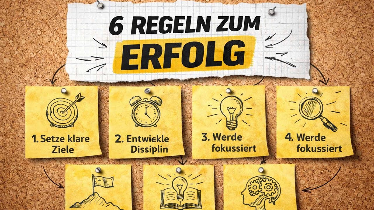 Das sind meine 6 Regeln für deinen Erfolg