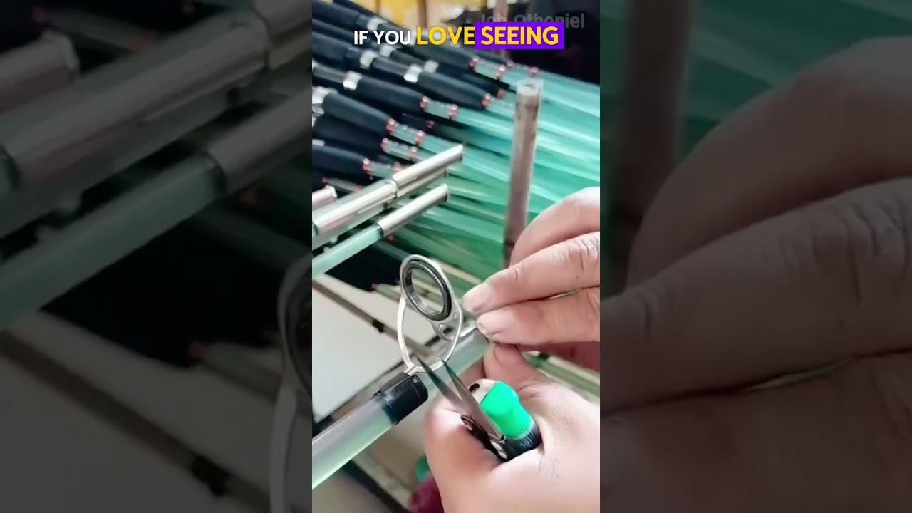 Amazing Skill Making Fishing Rod Guides &ndash; So Precise!