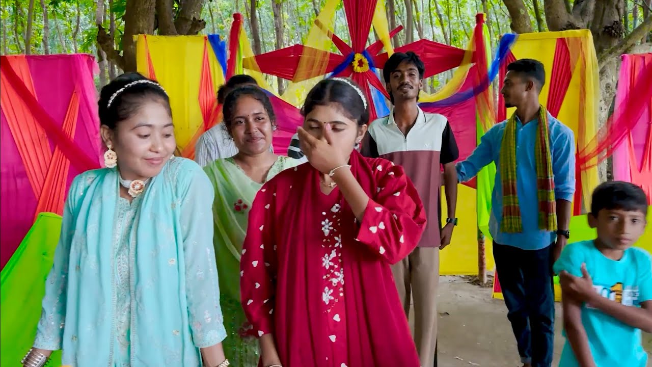 রিয়া সোভা মিম নাইমার ও বিপ্লব আলামিন রনির আজব খেলায় মজার বিনোদন