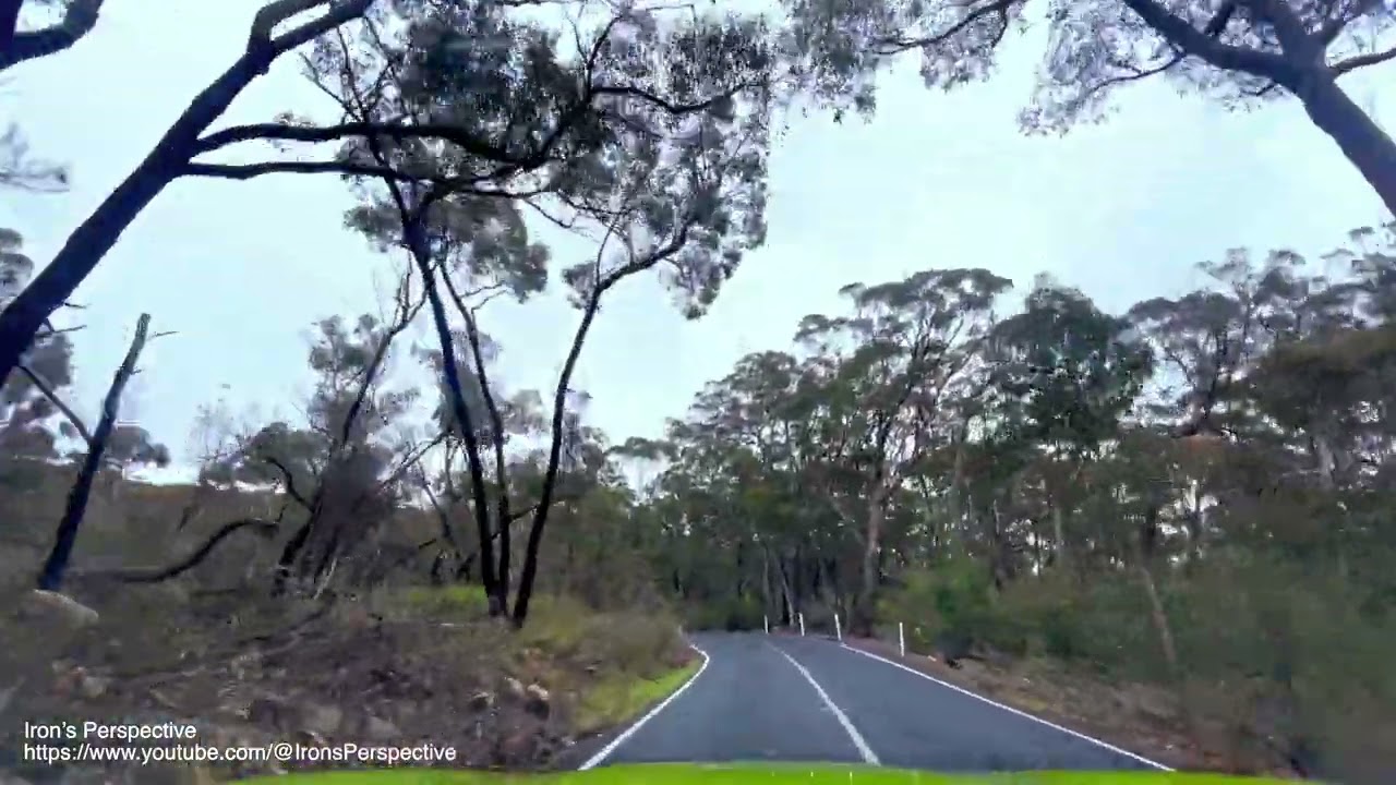 4K Australia Mountain Drive–Halls Gap, Grampians National Park, Victoria | Relaxing Scenic Road-7207
