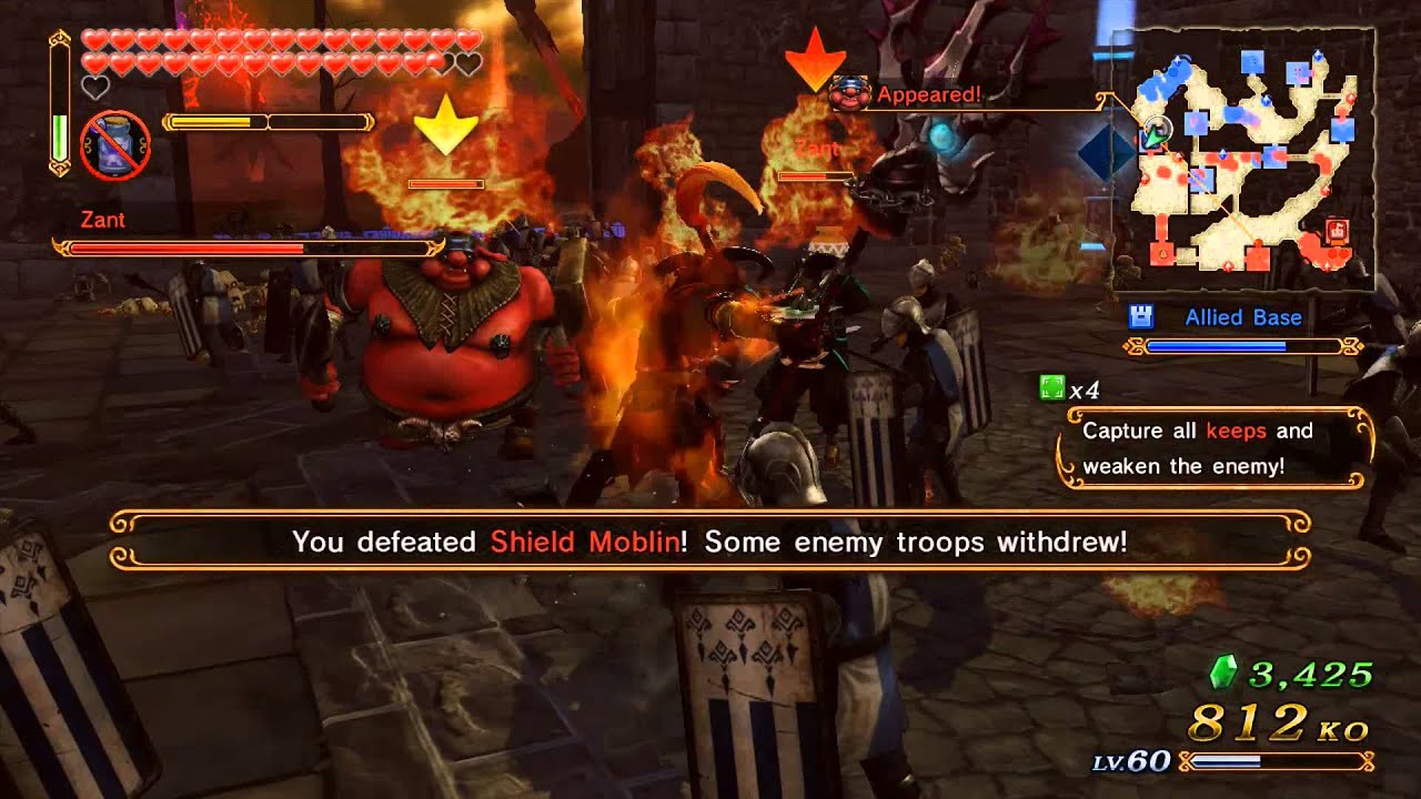 Hyrule Warriors - Master Quest Map Challenge A-4: Stop the healers from healing!