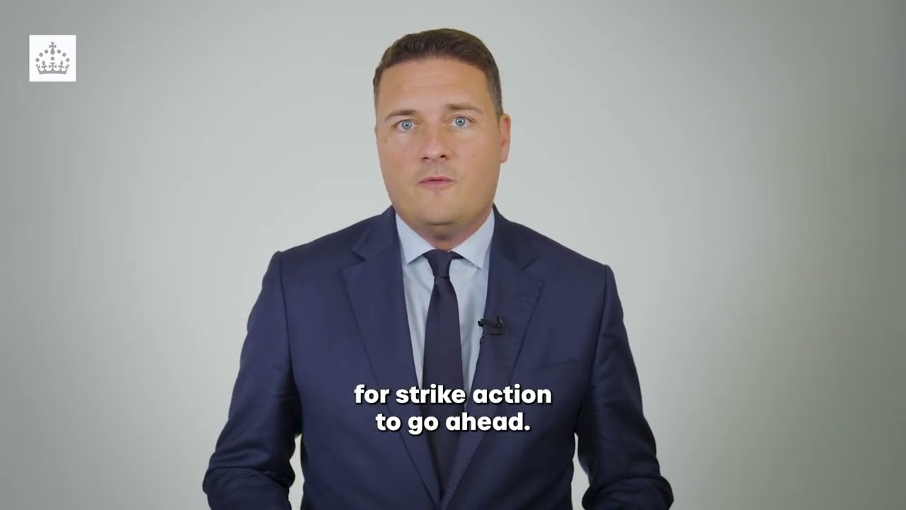 Health Secretary Wes Streeting reacts to BMA resident doctor committee decision to strike for 5 days