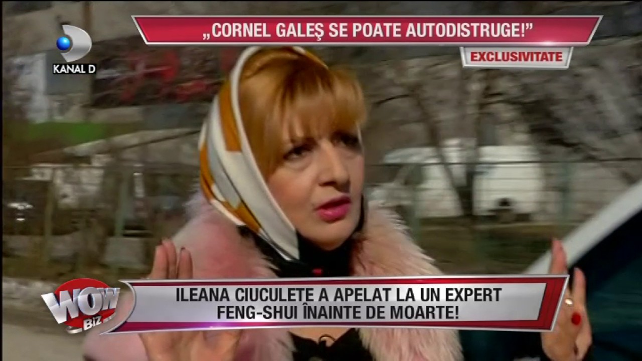WOWBIZ (20.03.2017) - Ileana Ciuculete a apelat la un expert feng-shui inainte de moarte!