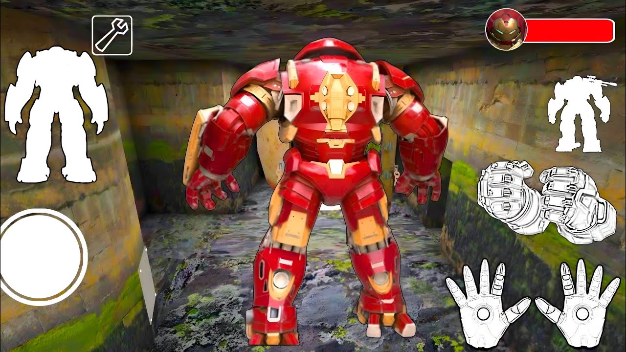 Playing us Iron man in granny chapter 1 mod menu 😱