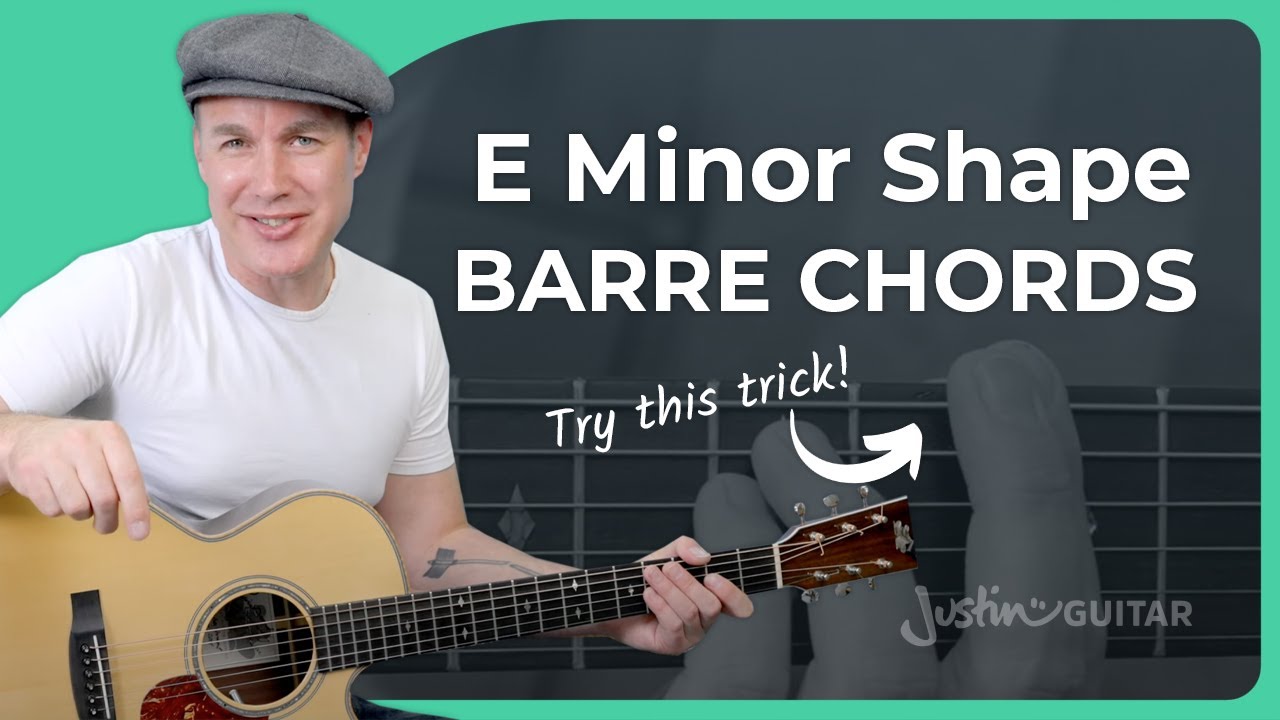 E Minor Barre Chords in 3 Easy Steps