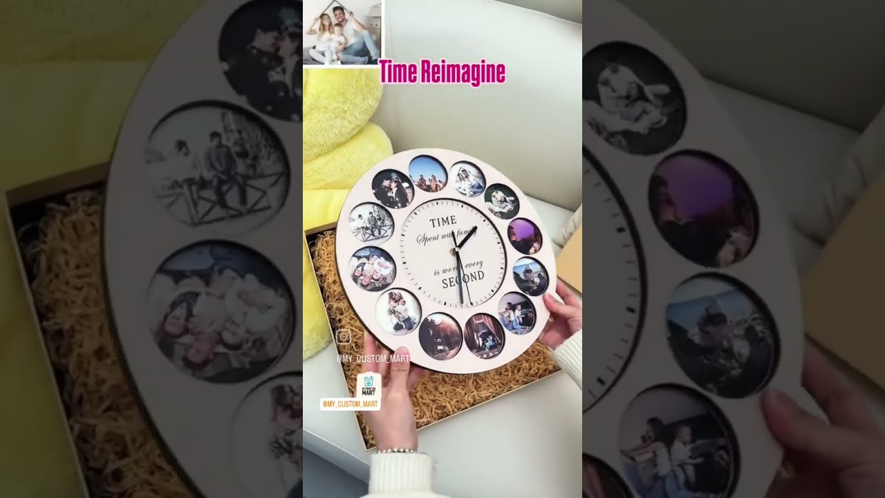 clock #wallclock #newclock #customisedclock #photoclock #my_custom_mart #gift #giftideas #acrylic