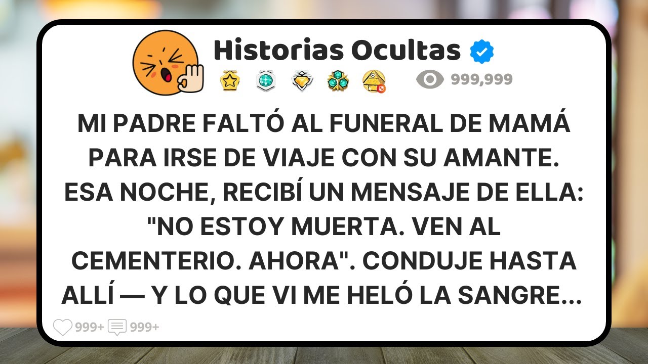 Mi Padre Faltó al Funeral de Mamá para Irse de Viaje con su Amante — Pero lo que Pasó Esa Noche...