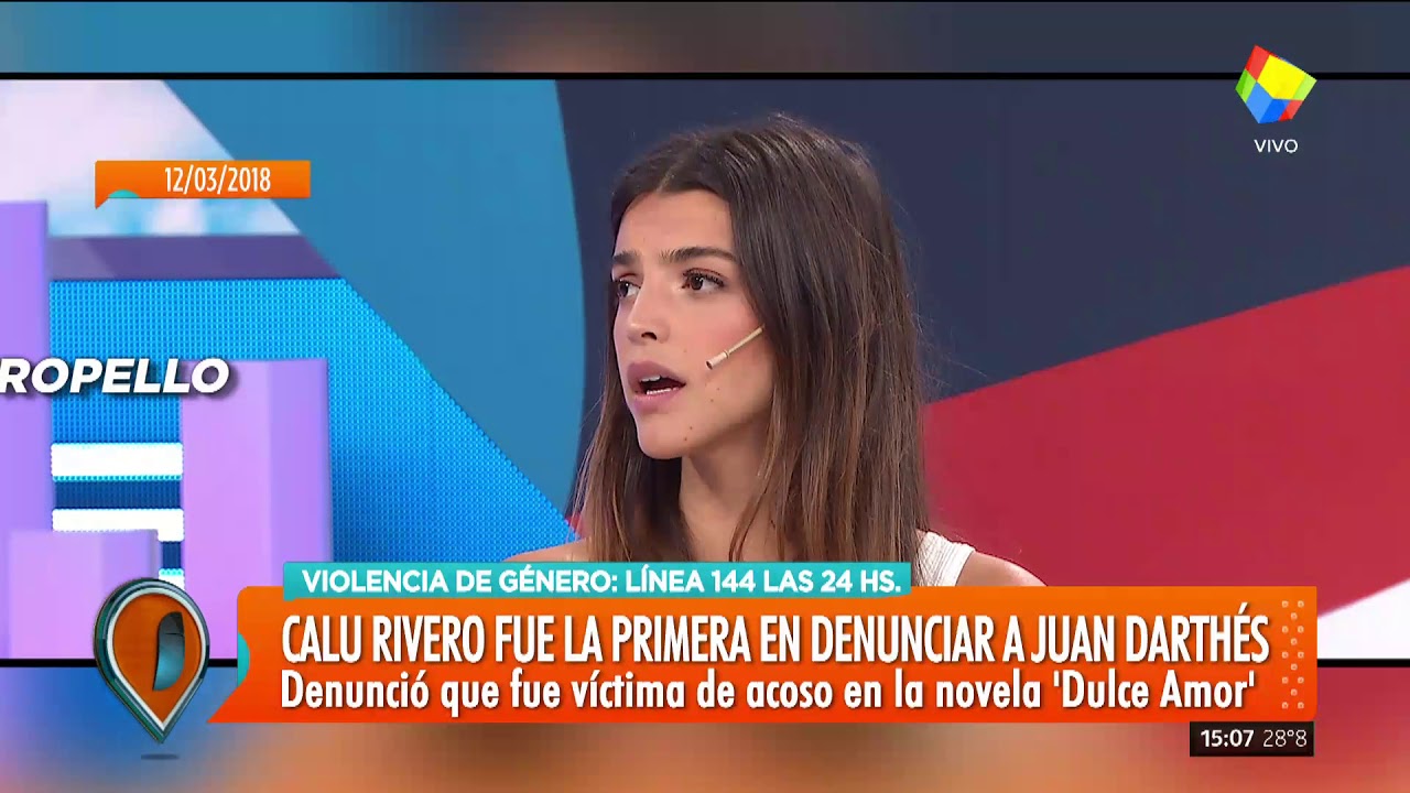 As&iacute; hablaba Calu Rivero sobre el abuso que sufri&oacute; por parte de Juan Darth&eacute;s