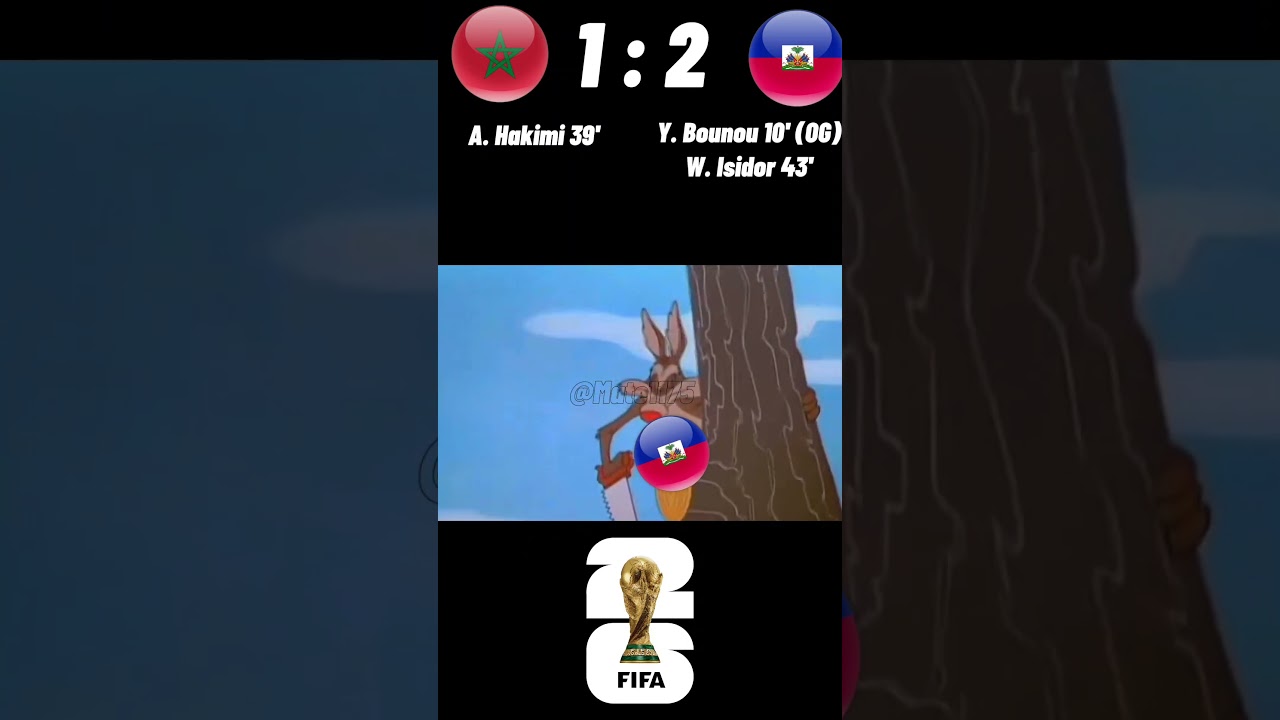 ​What a CRAZY World Cup match! 😱 Morocco vs. Haiti 🇲🇦🇭🇹​