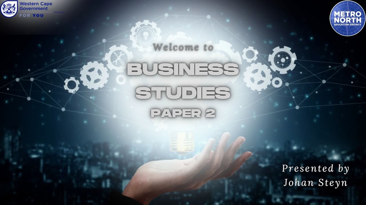 Metro North Final Push 2022 - Business Studies Paper 2