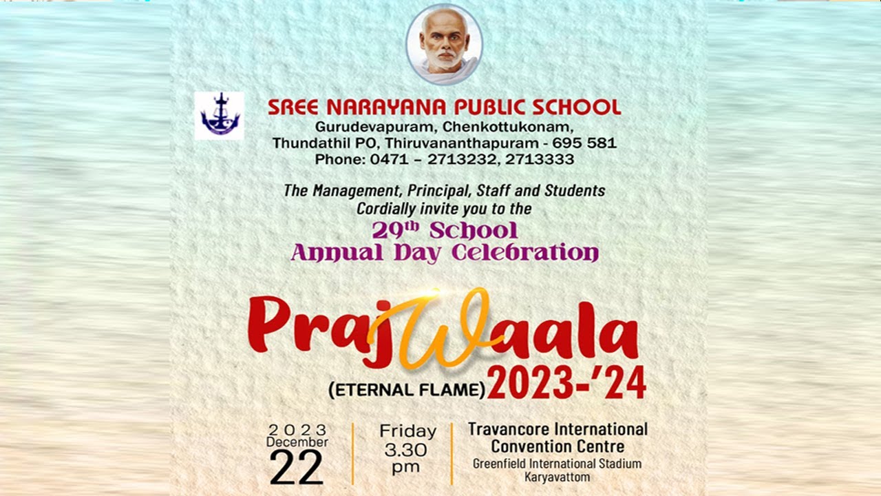 29th School  ANNUAL DAY  CELEBRATION 2023-'24 (PRAJWAALA)