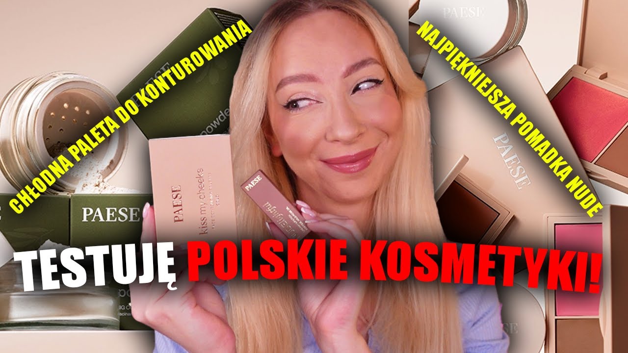 NOWOŚCI OD PAESE! | OLIWKOWY PUDER | POMADKA NUDE | PALETA DO KONTUROWANIA