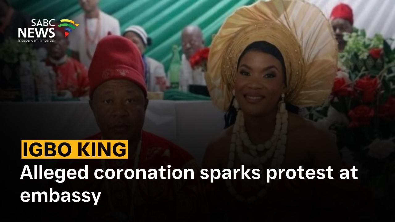 'Igbo King' | Alleged coronation sparks protest at embassy