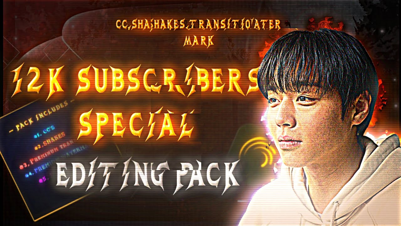12K Subscribers Special Editing Pack 🔥💀|| Alight Motion Pack || @abhixileedit 