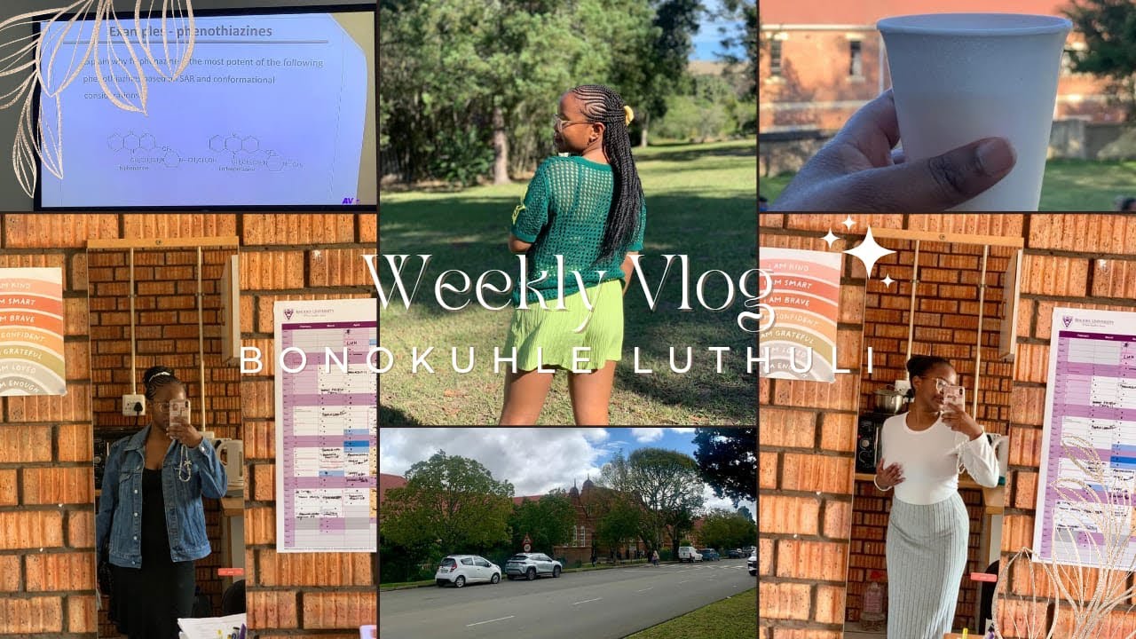 Uni-Life Journal: another test, classes, grocery shopping, braai party, and spring cleaning. 📚💊🎀🩷
