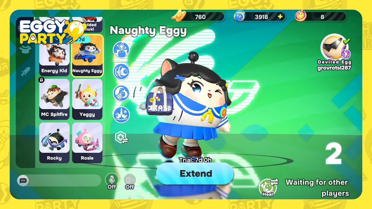 Eggy Party: Hype Arena - Naughty Eggy Gameplay Walkthrough