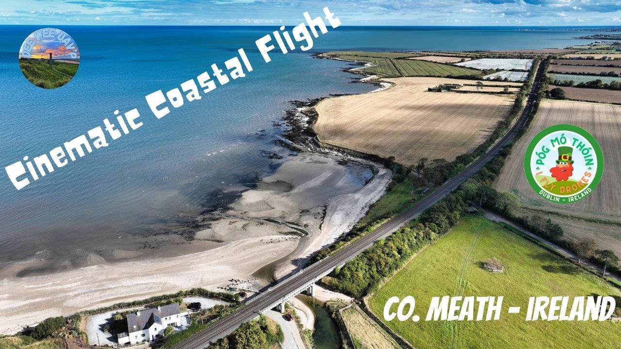 Gormanston Beach - Cinematic Coastal Flight | Co. Meath | Ireland 4K - DJI Mavic 3 Classic