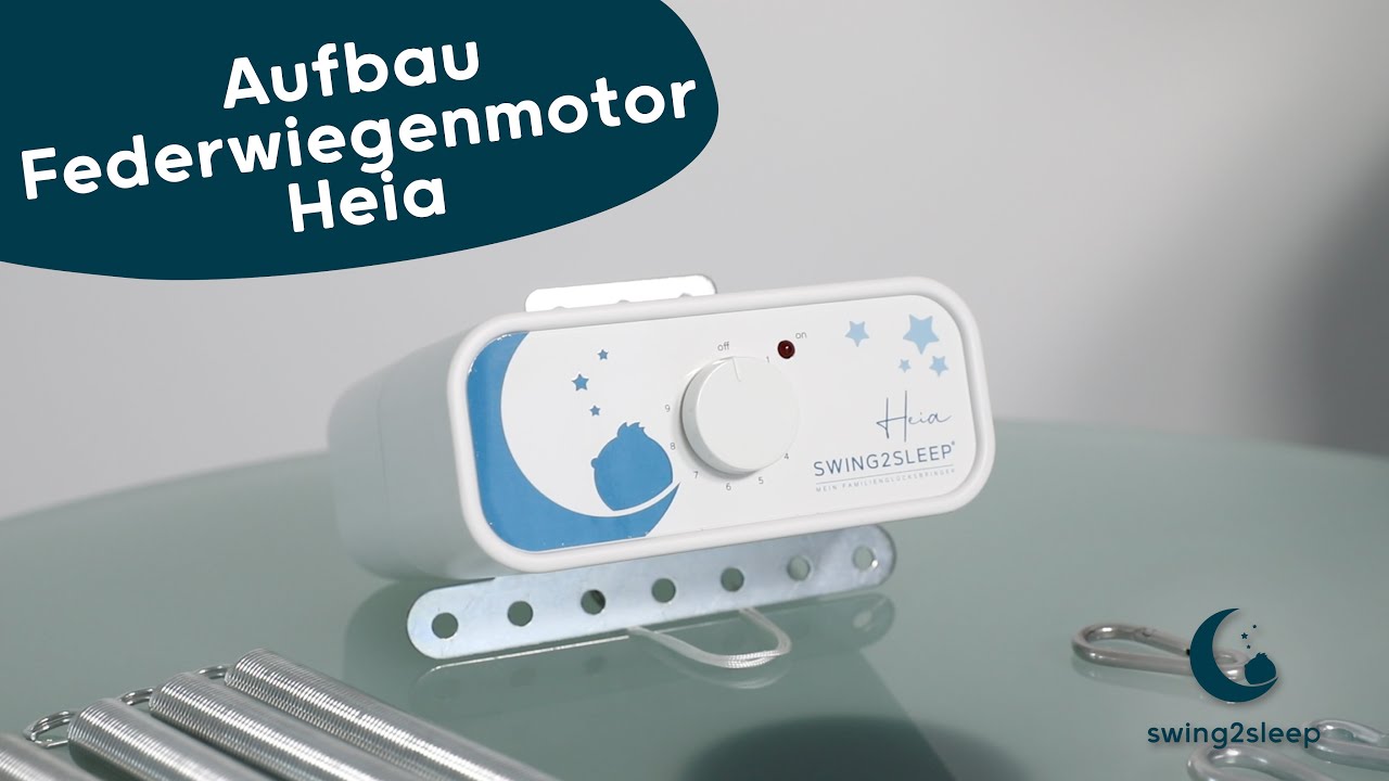 Aufbau Federwiegen Motor Heia