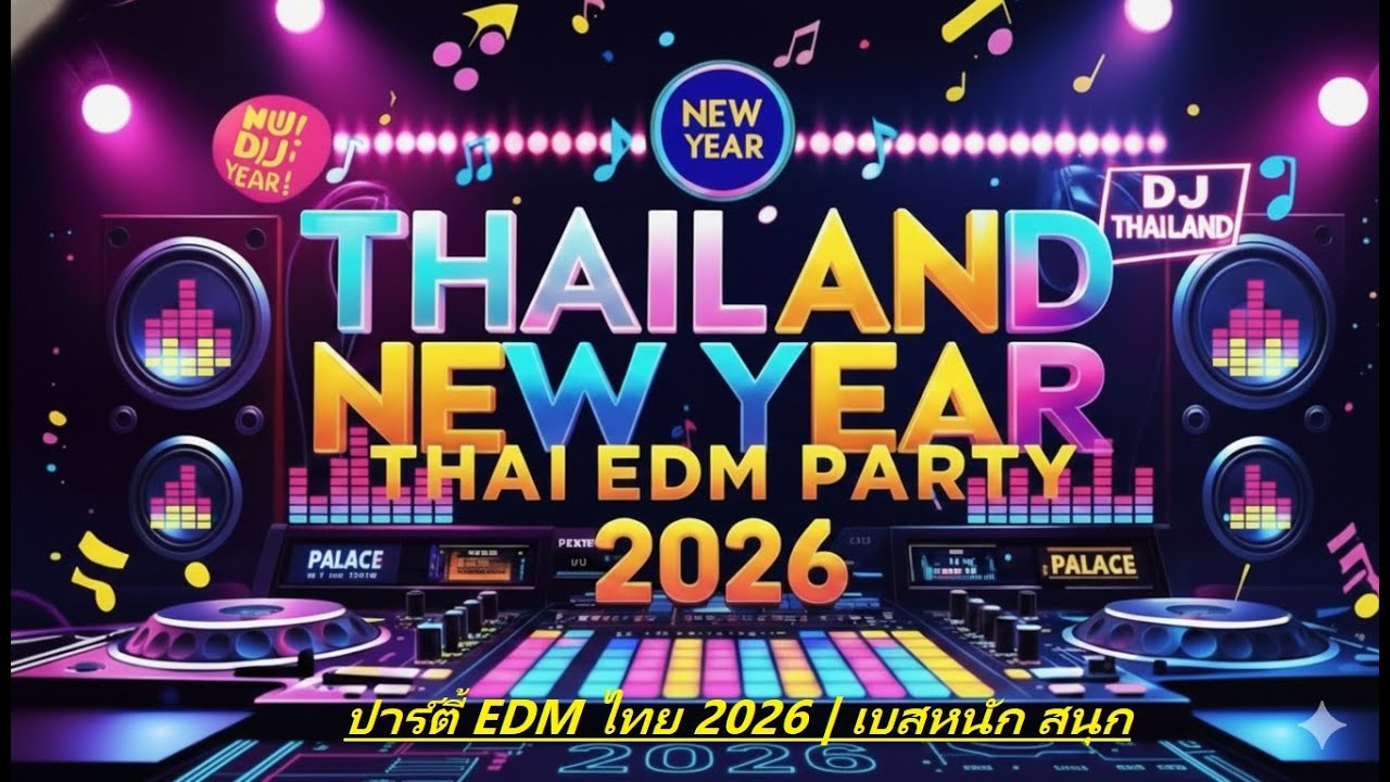 ปาร์ตี้ EDM ไทย 2026 | เบสหนัก สนุกทั้งคืน | 🔥 เปิดคืนปาร์ตี้!