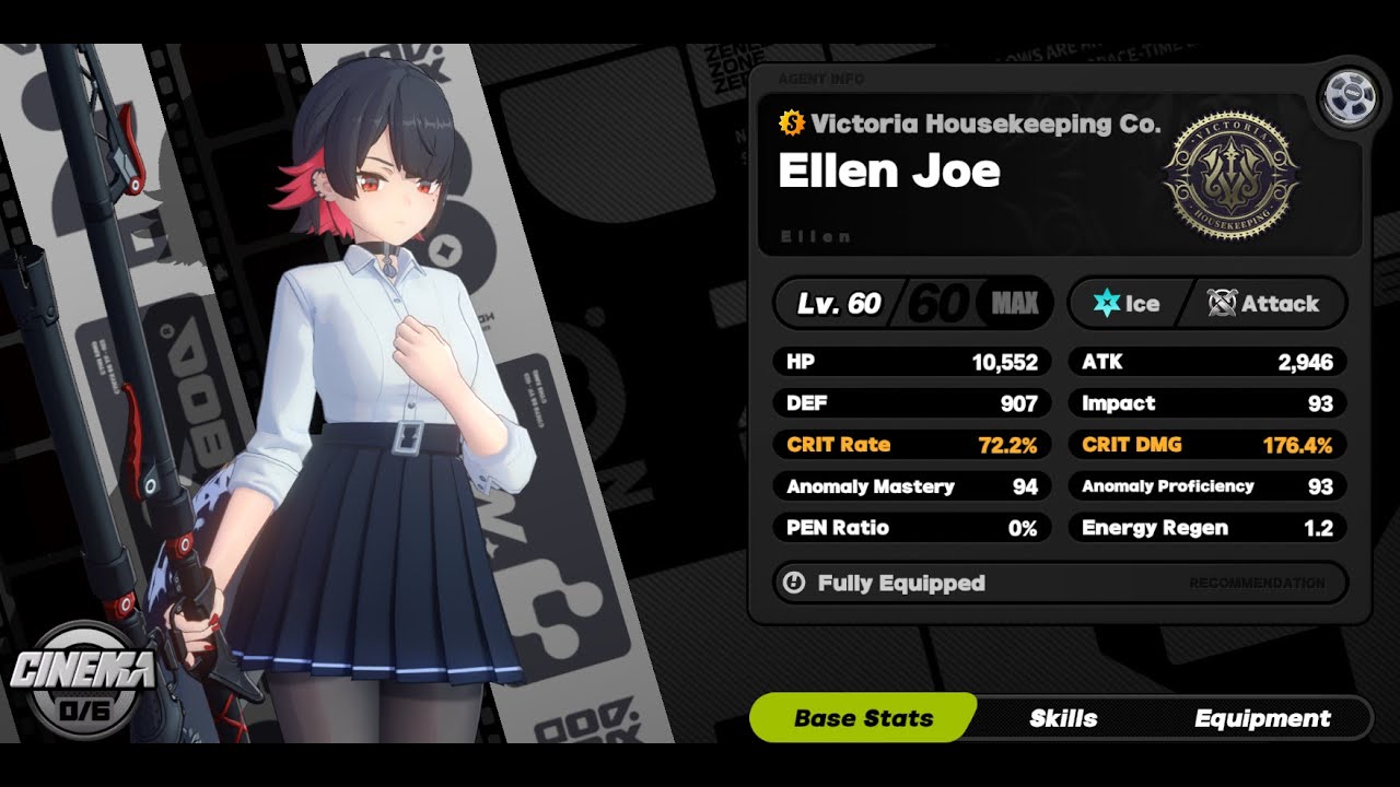Ellen Joe New Voicelines EN/JP/CN/KR Zenless Zone Zero