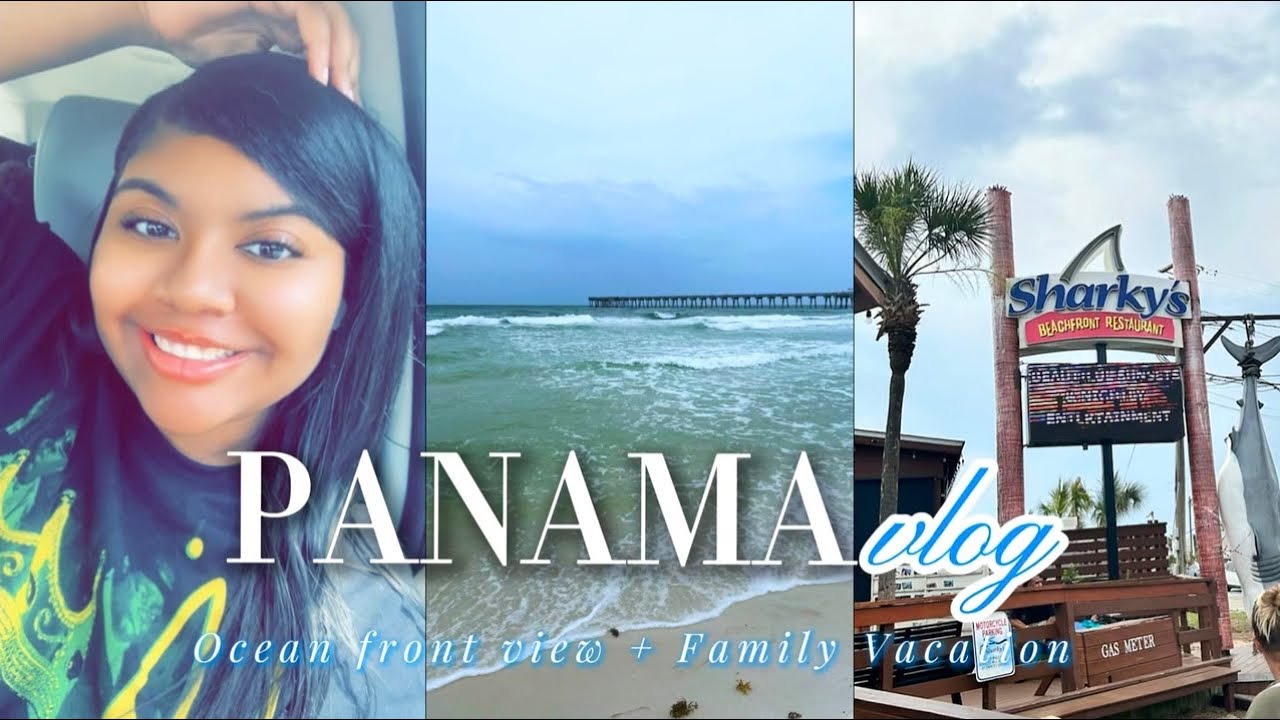 VLOG: 48 Hours in Panama + Ocean front view + Sky Wheel + Sharky’s Beachfront Restaurant & more!🤍