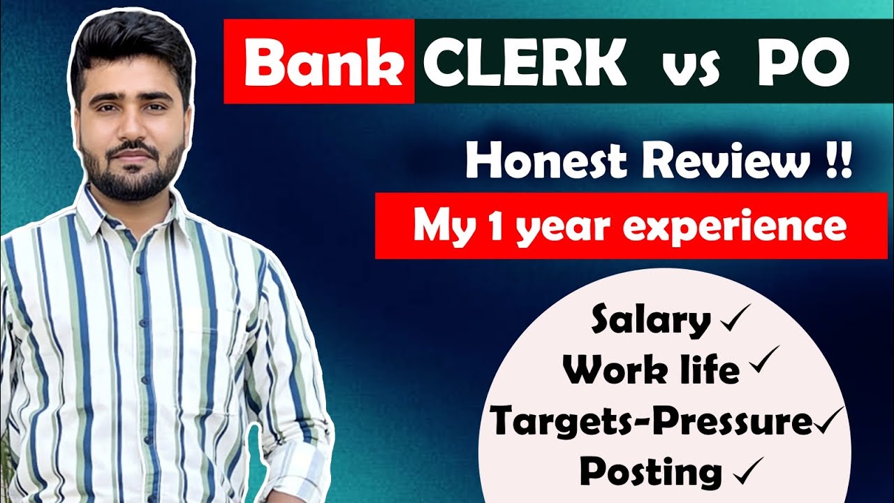 BANK PO VS CLERK COMPARISON. 🔥 SALARY, WORK LIFE BALANCE, posting. #SBI #IBPS #RRB  2026 #bankjobs 