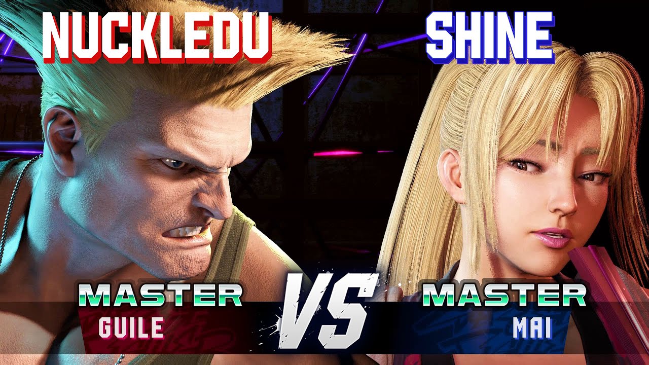 SF6 ▰ NUCKLEDU (Guile) vs SHINE (Mai) ▰ High Level Gameplay