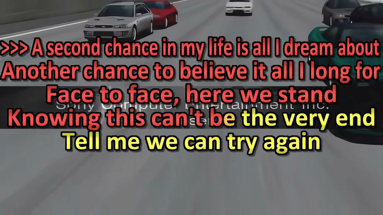 Joseph Williams Second Chance Gran Turismo Theme karaoke