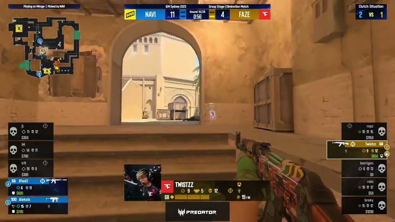 b1ad3 3K against FaZe Clan - IEM Sydney 2023