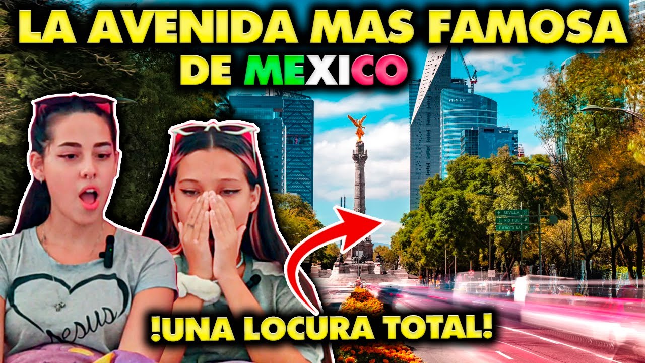 CUBANAS REACCIONAN a LA AVENIDA MAS FAMOSA DE MEXICO *QUEDAMOS IMPACTADAS*