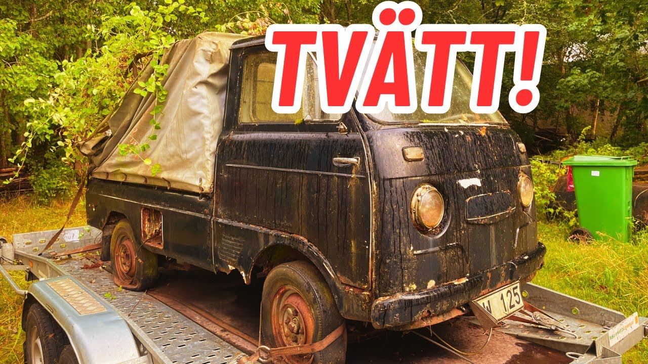 tvätt och inventering av delar - Daihatsu hi jet 1964 (kei truck)