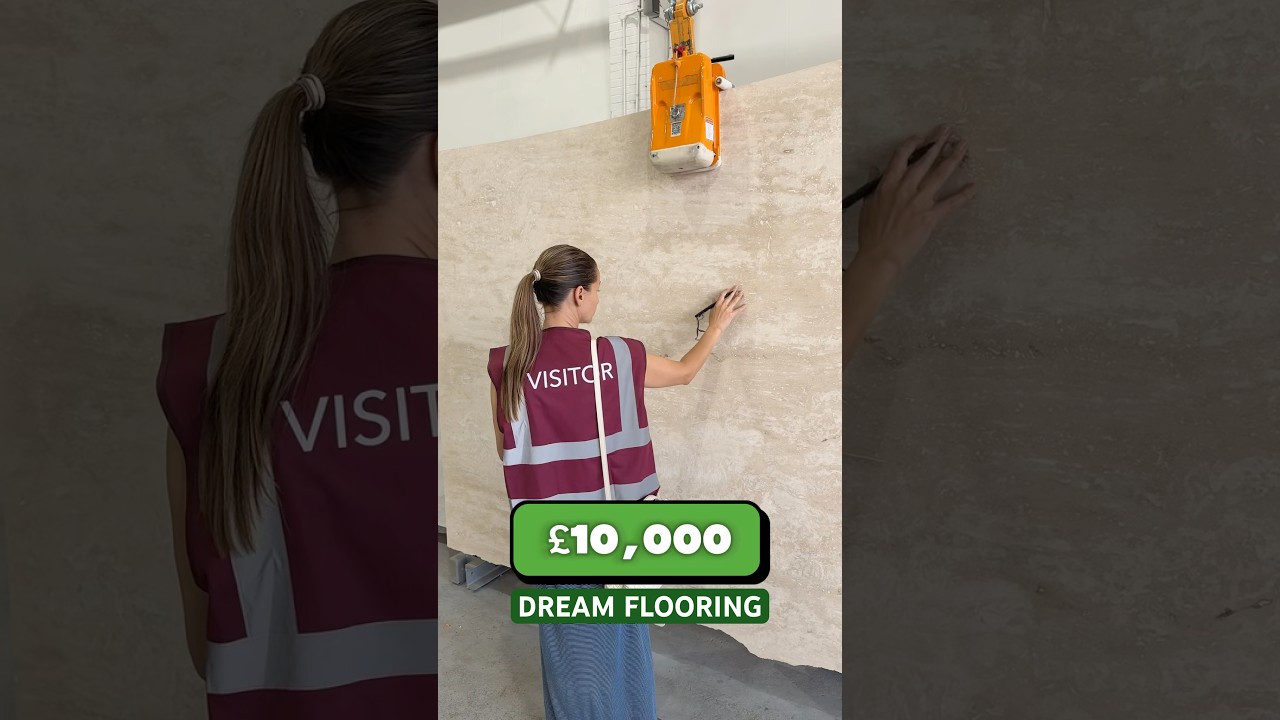 Making of custom Travertine tiles for a client for £10,000 