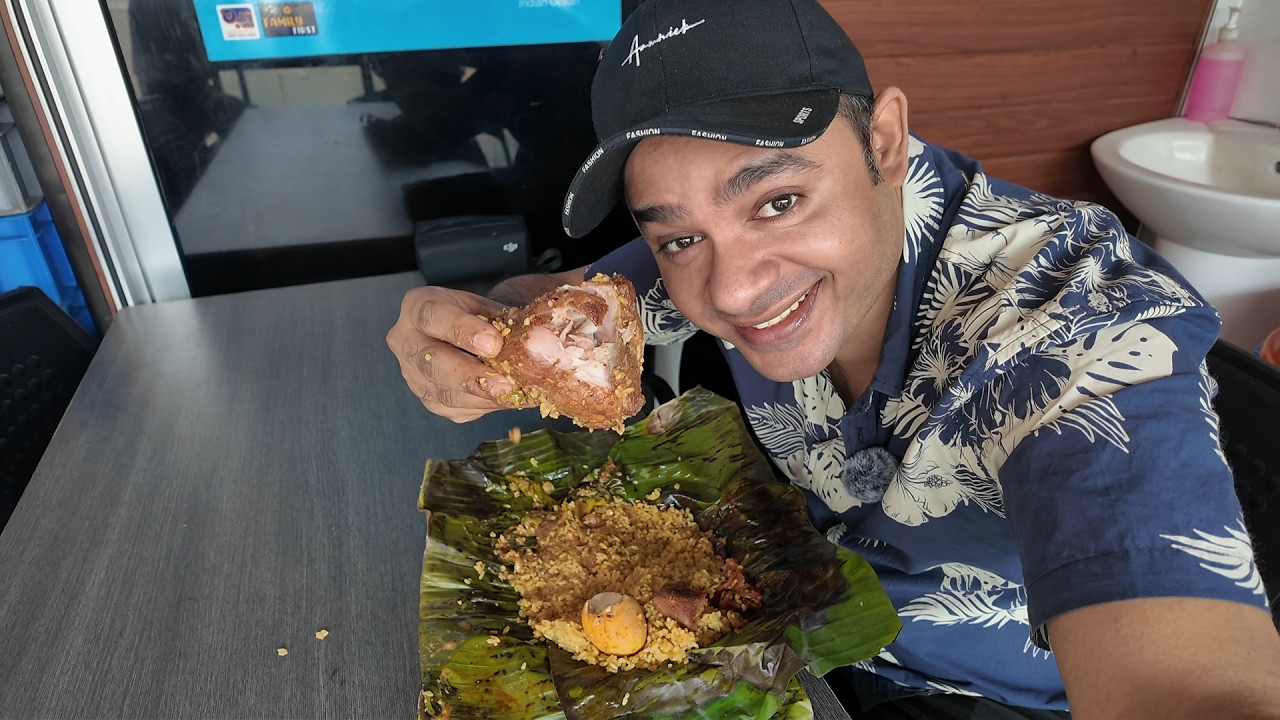 මේකෙ චිකන් කෑල්ල සුපිරි... Lamprais at Perera & Sons