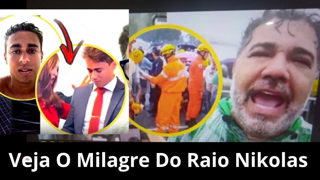   O Raio não foi problema, foi um Milagre Nikolas, olha isso Brasil 