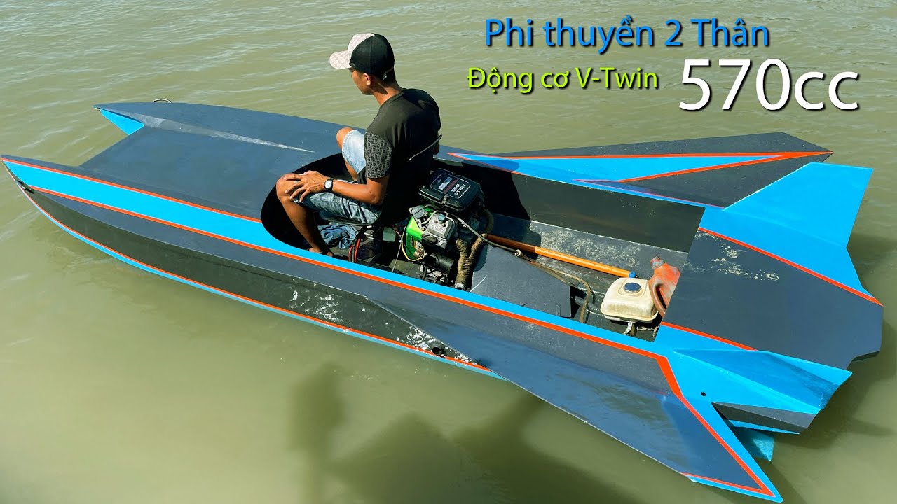 Build a twin-hulled spacecraft powered by a 570cc engine