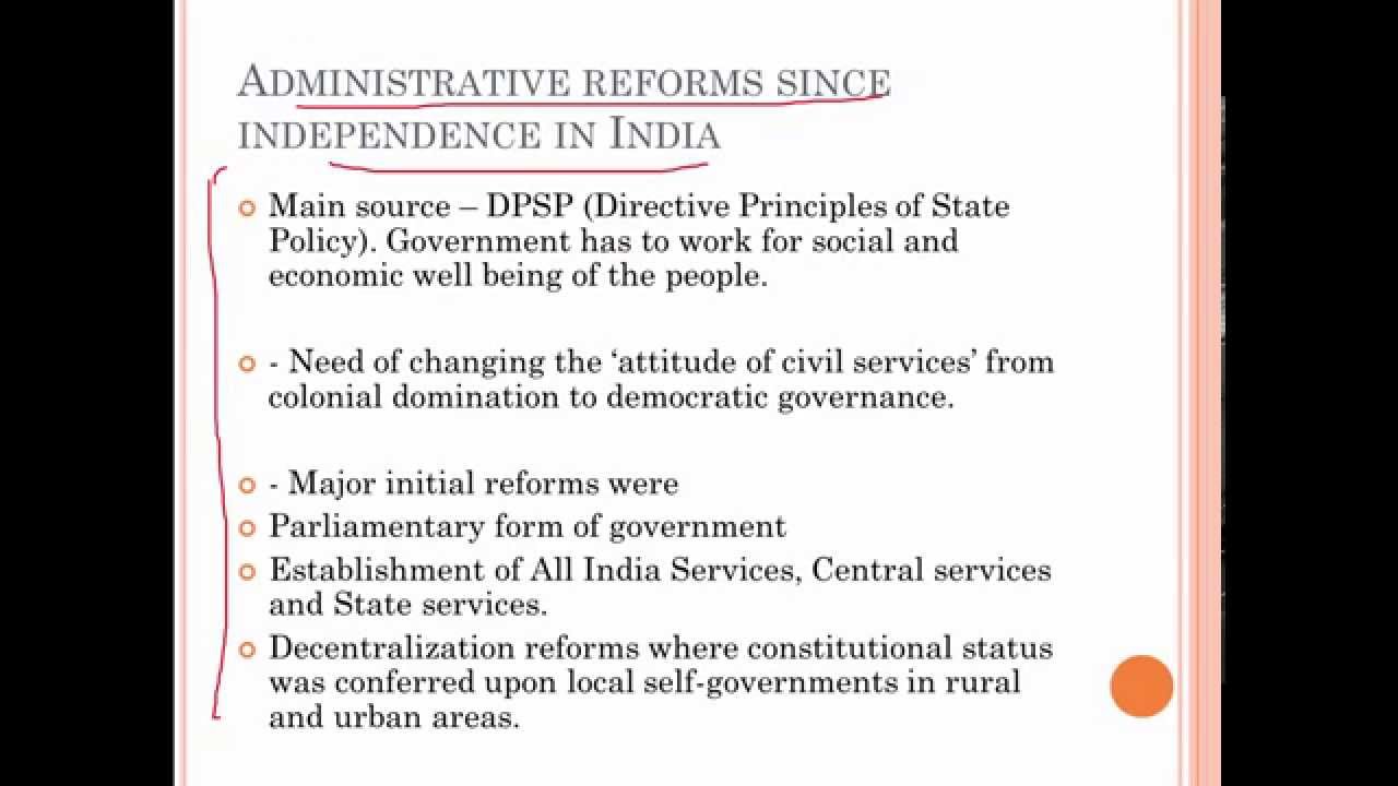 (Administrative Reforms in India - P1) - Techniques of ad. imp. (Paper 1)