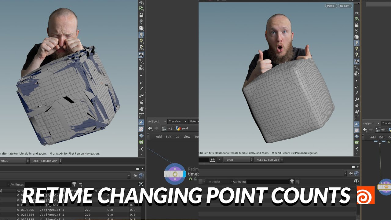 Retime changing point counts in Houdini?!