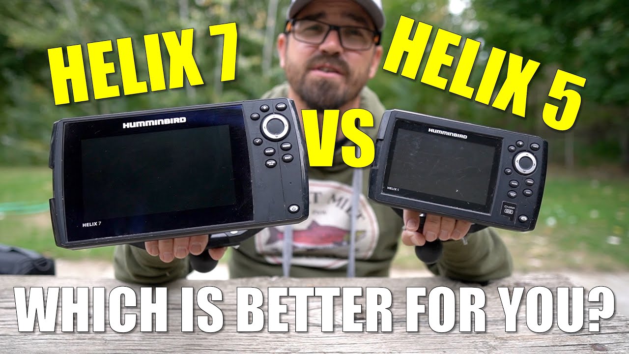 Эхолоты Humminbird Helix 5 против 7