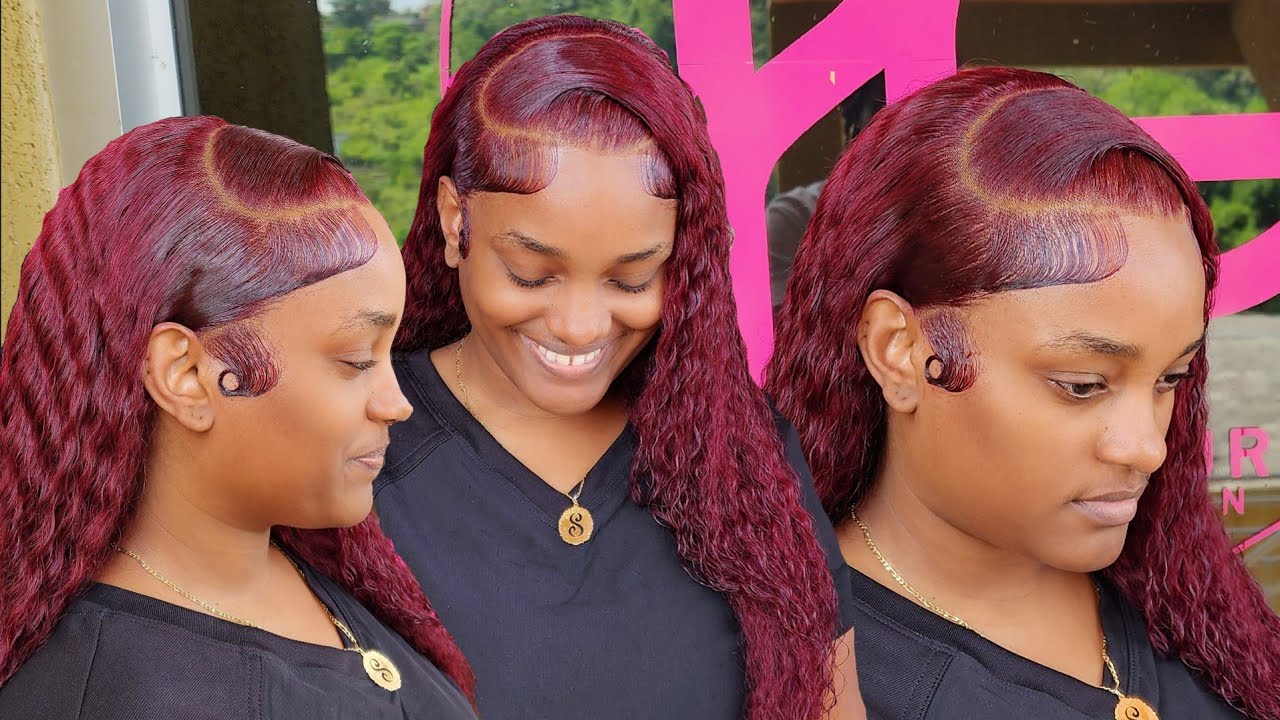 Frontal Wig Install | Professional Lace Wig Install |  Side Part Frontal Wig Install