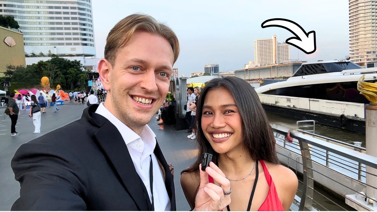 I Took Ladyboy Chinni to the VIP River Cruise 🇹🇭