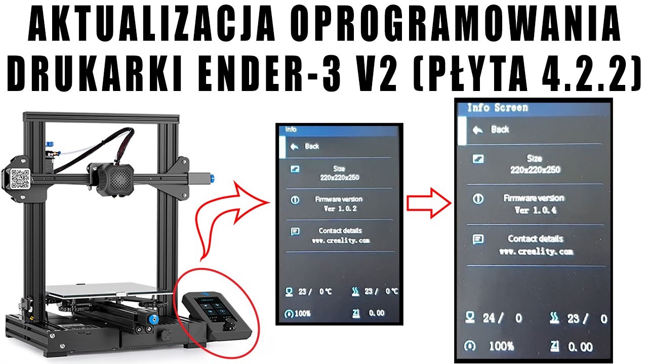 Aktualizacja oprogramowania Ender-3 V2