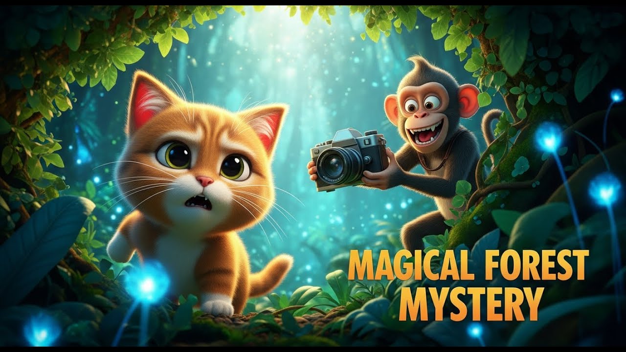Uncover the Magical Forest Mystery: Misa the Cat and the Monkey Who Stole the Camera