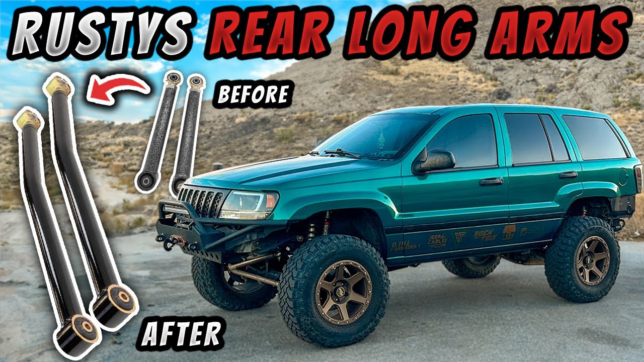 Installing Rusty's Rear Long Arms on my Jeep WJ | Is It Worth It?