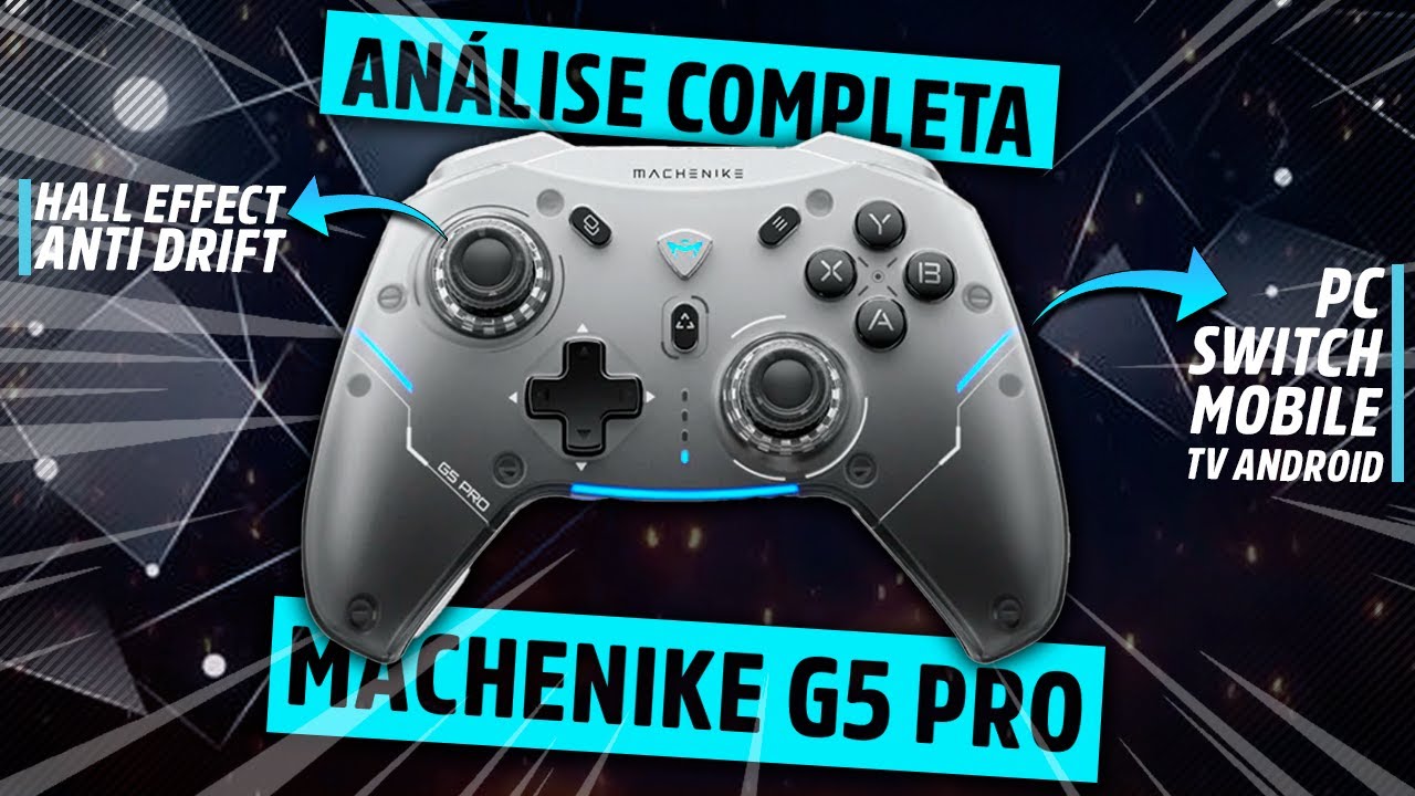 MACHENIKE G5 Pro - MUITA TECNOLOGIA HALL EFFECT e ANTI DRIFT -  Review/Análise/Vale a pena?