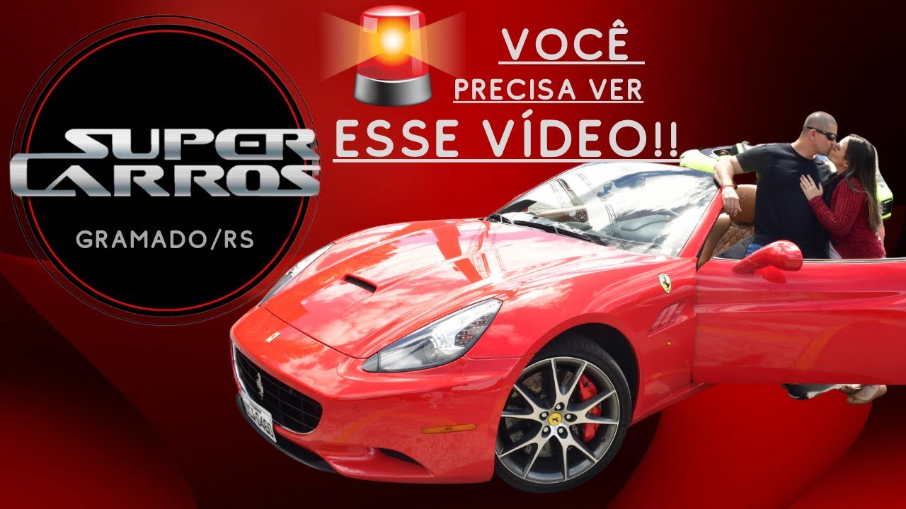 SUPER CARROS Gramado/RS, dirigimos uma FERRARI