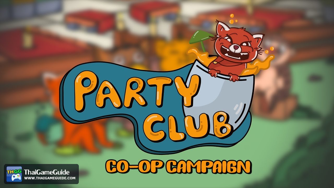 Funny Action Casual Simulation for 4 Players : Party Club (Demo) | Co-op Campaign ~ Full Gameplay