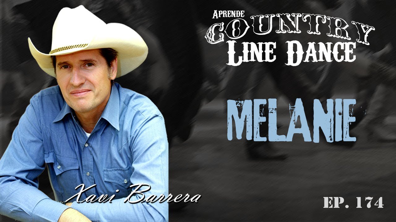 Como bailar MELANIE - 64 tiempos Country Line Dance Clase y Baile. Intermedios.