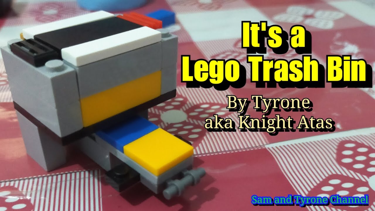 Mini Lego Trash Bin || Mini Lego Garbage Bin || Creative Lego Ideas #kidsfunacvity #creativelego