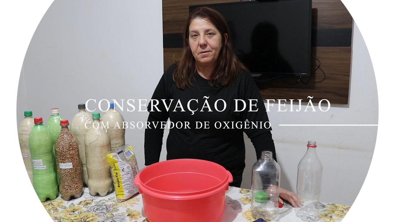 CONSEVAR FEIJÃO POR ANOS COM ABSORVEDOR DE OXIGÊNIO