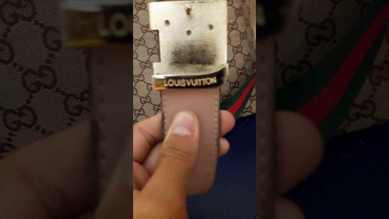 unboxing Ceinture louis vuitton 2 mois après